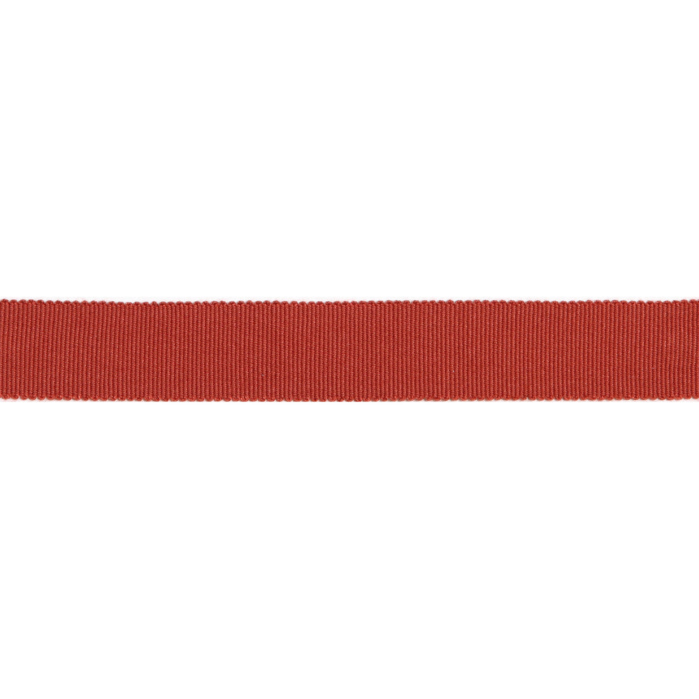 Versailles 7/8" Grosgrain Ribbon Tape Brique by Europatex Designer Fabric Versailles 100% Rayon 0.88 inches - Swanky Fabrics -