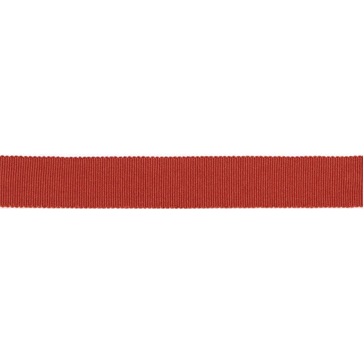 Versailles 7/8" Grosgrain Ribbon Tape Brique by Europatex Designer Fabric Versailles 100% Rayon 0.88 inches - Swanky Fabrics -