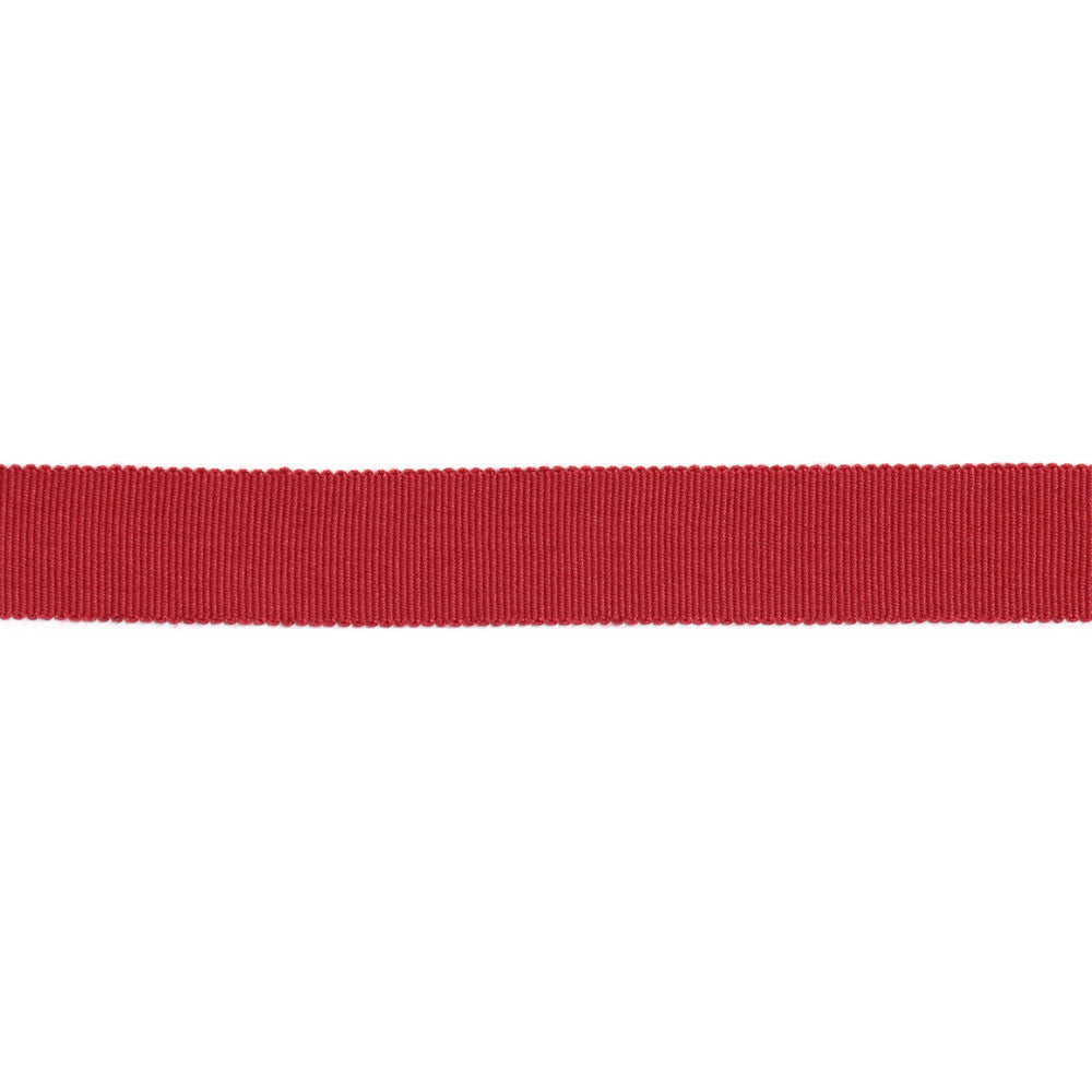 Versailles 7/8" Grosgrain Ribbon Tape Cerise by Europatex Designer Fabric Versailles 100% Rayon 0.88 inches - Swanky Fabrics -