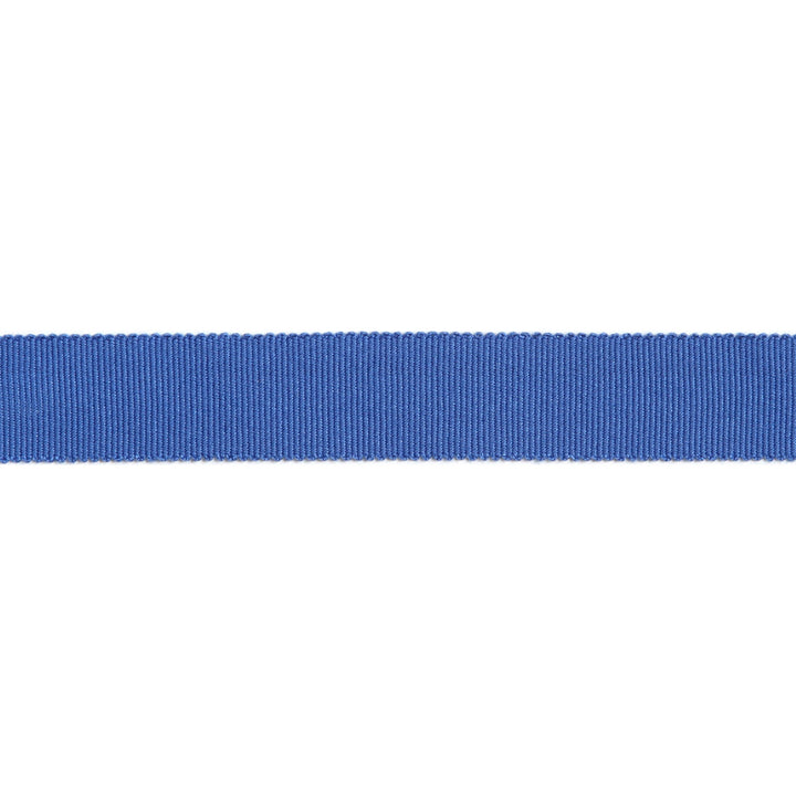 Versailles 7/8" Grosgrain Ribbon Tape Cobalt by Europatex Designer Fabric Versailles 100% Rayon 0.88 inches - Swanky Fabrics -