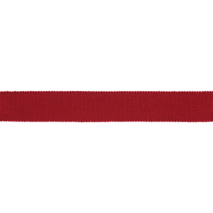 Versailles 7/8" Grosgrain Ribbon Tape Dark Cherry by Europatex Designer Fabric Versailles 100% Rayon 0.88 inches - Swanky Fabrics -