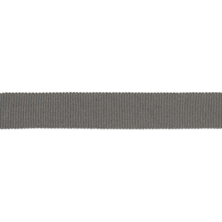 Versailles 7/8" Grosgrain Ribbon Tape Graphite by Europatex Designer Fabric Versailles 100% Rayon 0.88 inches - Swanky Fabrics -