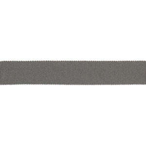 Versailles 7/8" Grosgrain Ribbon Tape Graphite by Europatex Designer Fabric