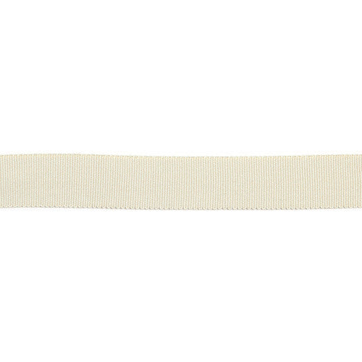 Versailles 7/8" Grosgrain Ribbon - Parchment by Europatex Designer Fabric Versailles 100% Rayon China See Sample Horizontal: N/A and Vertical: N/A 0.88 inches  - Swanky Fabrics -