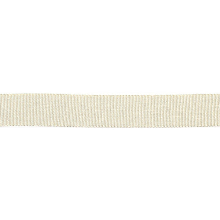 Versailles 7/8" Grosgrain Ribbon Tape Parchment by Europatex Designer Fabric Versailles 100% Rayon 0.88 inches - Swanky Fabrics -