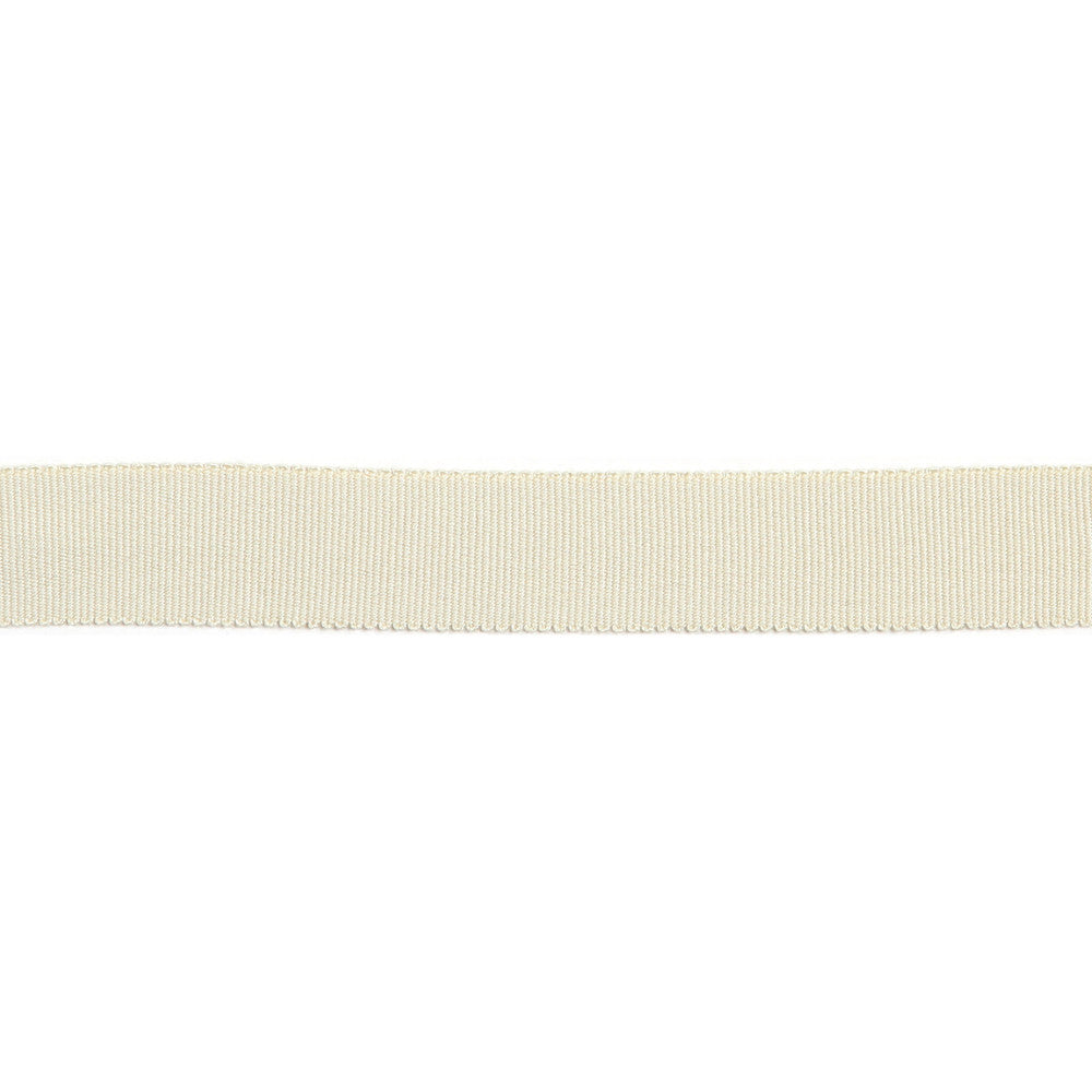 Versailles 7/8" Grosgrain Ribbon Tape Parchment by Europatex Designer Fabric Versailles 100% Rayon 0.88 inches - Swanky Fabrics -