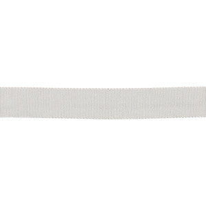 Versailles 7/8" Grosgrain Ribbon Tape Platinum by Europatex Designer Fabric