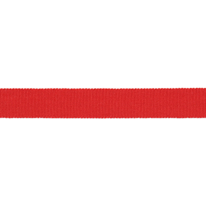 Versailles 7/8" Grosgrain Ribbon Tape Red by Europatex Designer Fabric Versailles 100% Rayon 0.88 inches - Swanky Fabrics -
