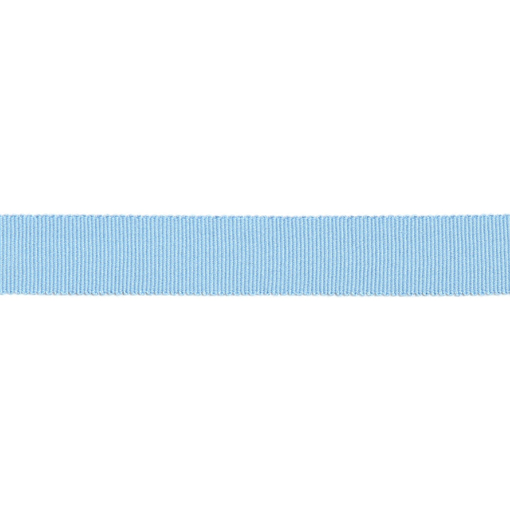 Versailles 7/8" Grosgrain Ribbon Tape Sky by Europatex Designer Fabric Versailles 100% Rayon 0.88 inches - Swanky Fabrics -