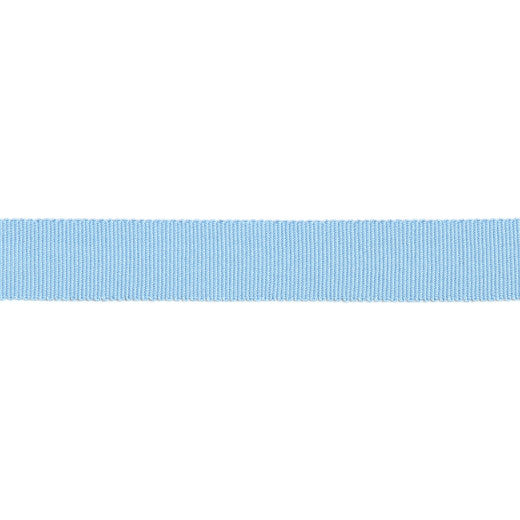 Versailles 7/8" Grosgrain Ribbon - Sky by Europatex Designer Fabric Versailles 100% Rayon China See Sample Horizontal: N/A and Vertical: N/A 0.88 inches  - Swanky Fabrics -