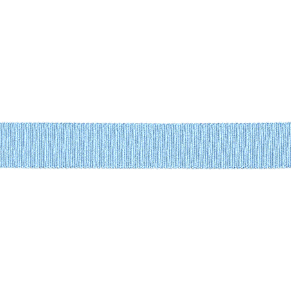 Versailles 7/8" Grosgrain Ribbon Tape Sky by Europatex Designer Fabric Versailles 100% Rayon 0.88 inches - Swanky Fabrics -