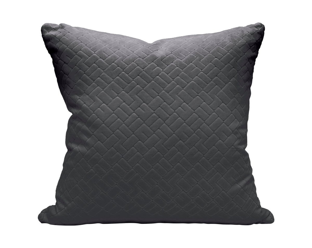 Vallauris Velvet Pillow 22 X 22 - Orage H0VALLRPILL0001 by Scalamandre Designer Pillow