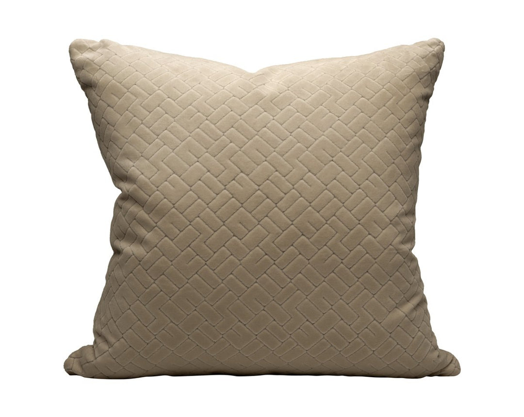 Vallauris Velvet Pillow 22 X 22 - Mineral H0VALLRPILL0002 by Scalamandre Designer Pillow