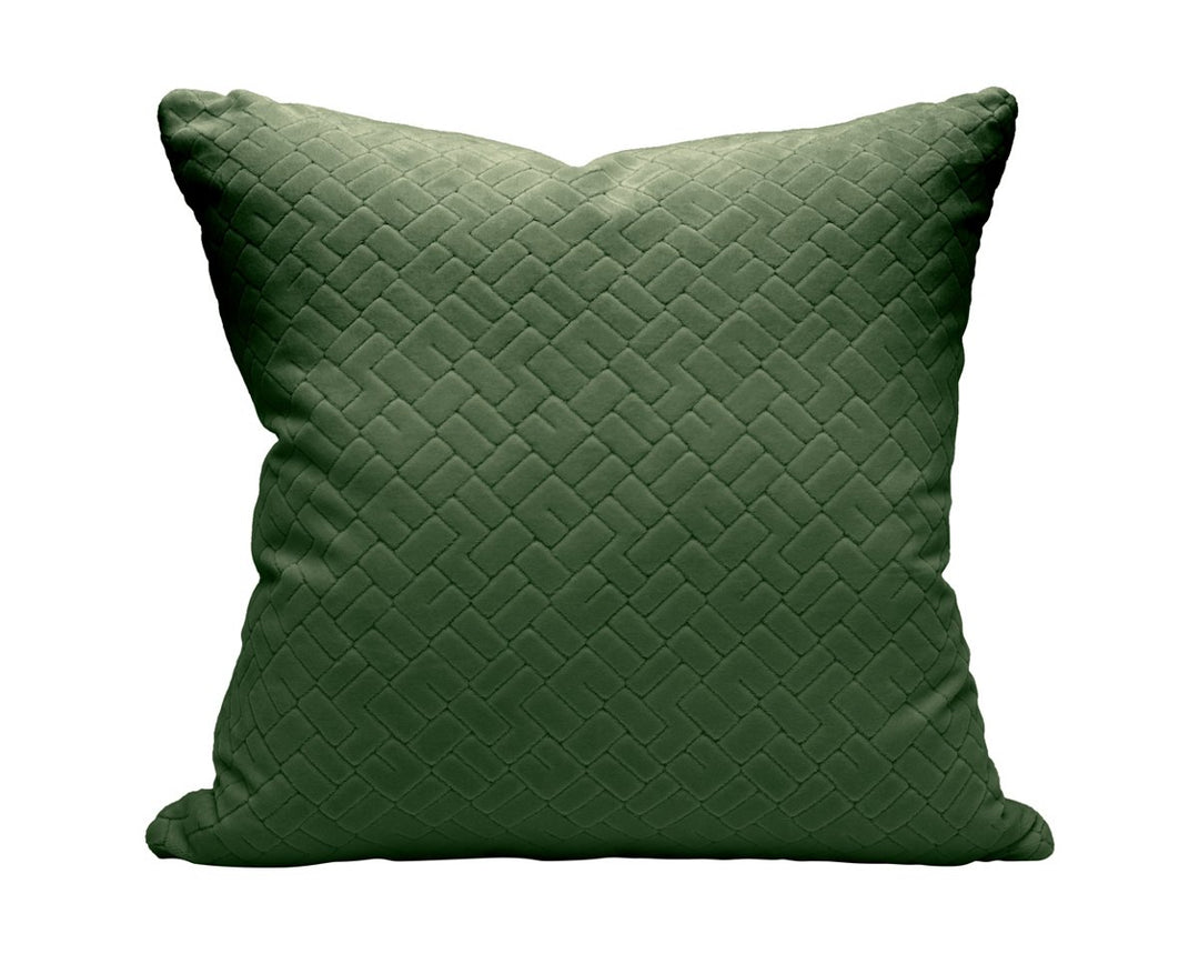Vallauris Velvet Pillow 22 X 22 - Aloes H0VALLRPILL0006 by Scalamandre Designer Pillow
