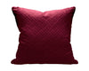Vallauris Velvet Pillow 22 X 22 - Syrah H0VALLRPILL0010 by Scalamandre Designer Pillow