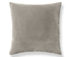 Georgia Suede Pillow 22 X 22 - Nickel H6GEORGPILL3762 by Scalamandre Designer Pillow