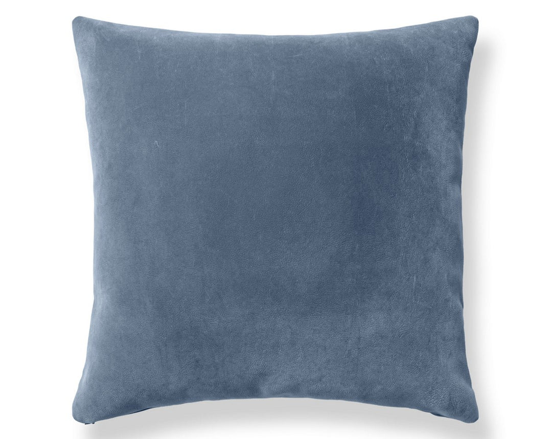 Georgia Suede Pillow 22 X 22 - Cadet H6GEORGPILL3760 by Scalamandre Designer Pillow