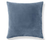 Georgia Suede Pillow 22 X 22 - Cadet H6GEORGPILL3760 by Scalamandre Designer Pillow
