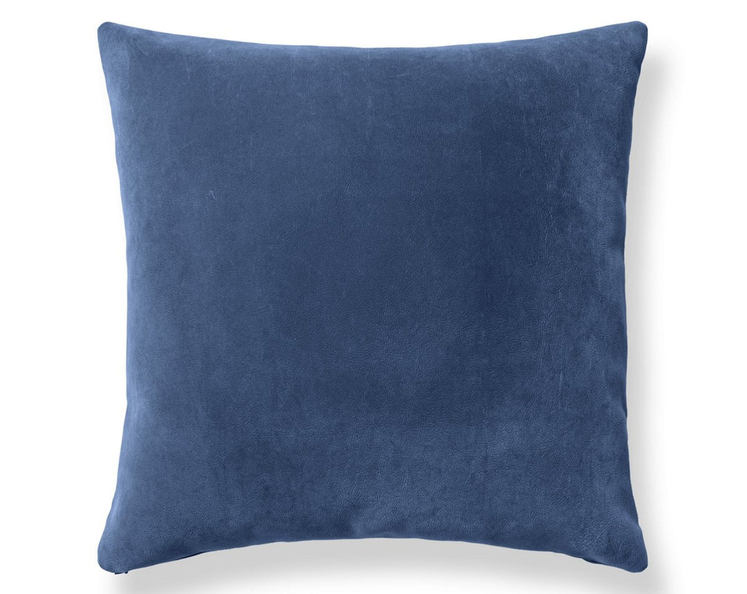 Georgia Suede Pillow 22 X 22 - Ultramarine H6GEORGPILL3761 by Scalamandre Designer Pillow