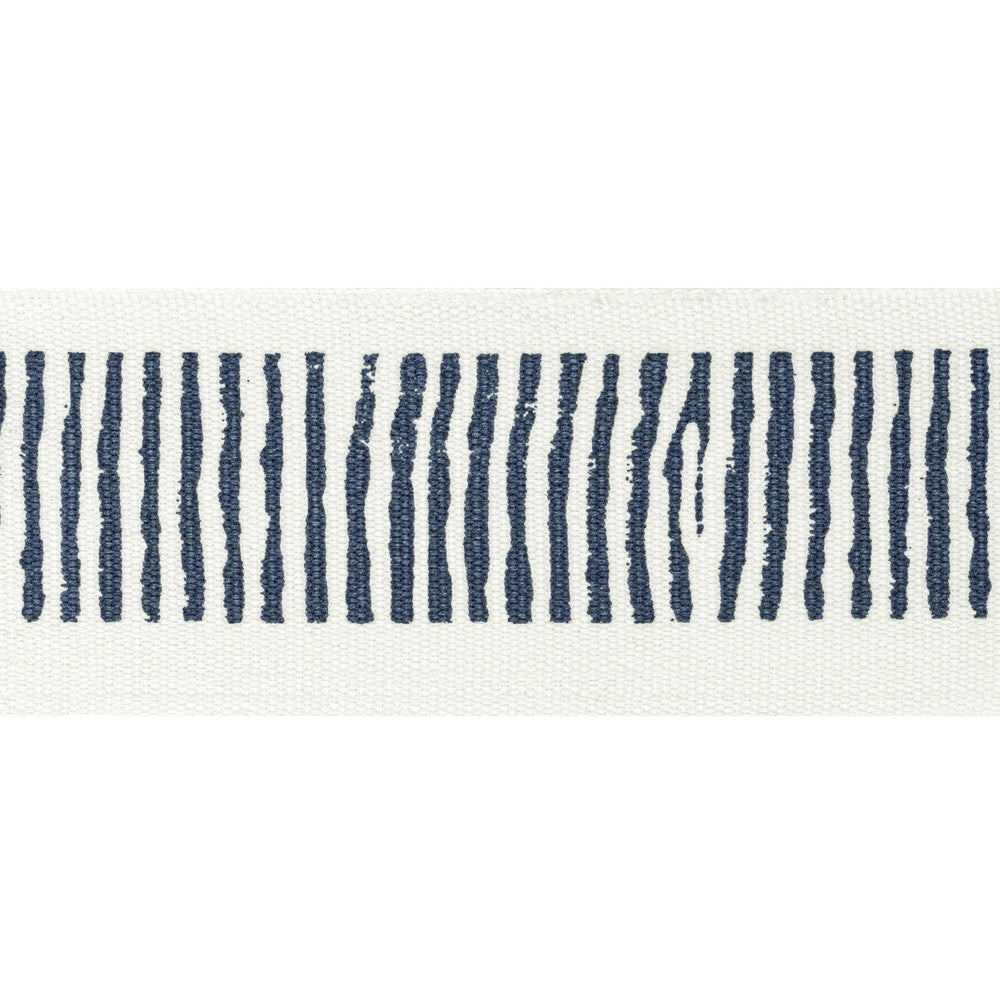 Halifax Tape 3 Navy by Stout Trim Stout Trim Halifax Tape 3 NavyTrim NATURAL BEAUTY TRIM INDIA </p><p>Repeat: H: 2.500, V: 5.000 2.5 in - Fabric Carolina -