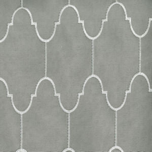 Hamilton Grey White by Norbar Designer Fabric