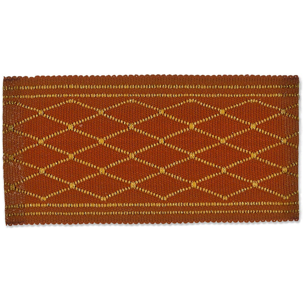 Hampton 3 Cinnamon by Stout Trim Stout Trim Hampton 3 CinnamonTrim NEW WORLD TAPES & BORDERS 43%POL 37%ACR 12%MTL 8%SVI CHINA </p><p>Repeat: H: 0.875, V: 0.000 2 in - Fabric Carolina -