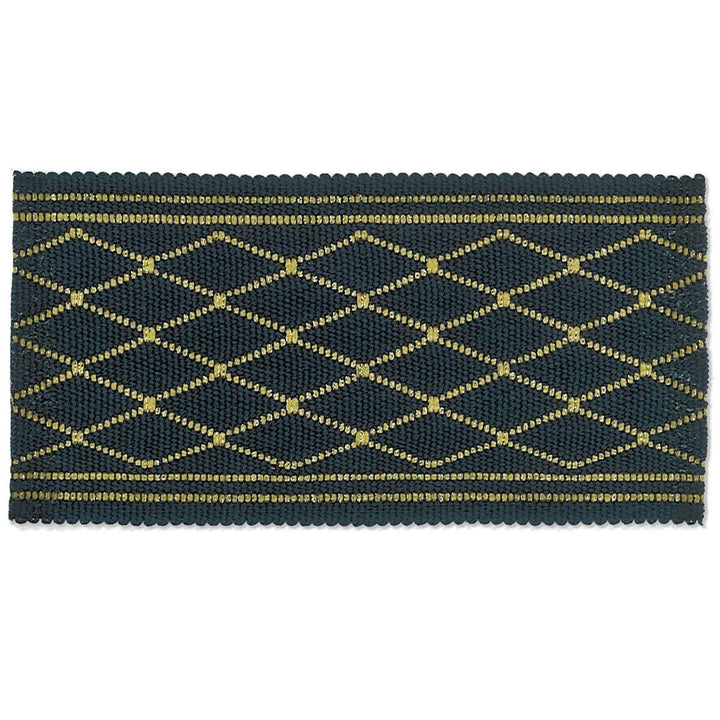 Hampton 5 Regency by Stout Designer Trim NEW WORLD TAPES & BORDERS 43%POL 37%ACR 12%MTL 8%SVI CHINA </p><p>Repeat: 0 2 in - Swanky Fabrics -