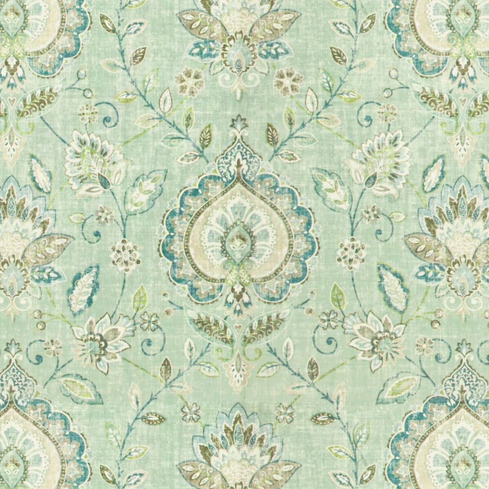 Haslet 2 Caribbean by Stout Designer Fabric COMFORTABLE LIVING SEAMIST/AQUA 100%COT SPAIN WYZENBEEK 100 000 DOUBLE RUB WEAR TEST (HEAVY DUTY) </p><p>Repeat: 27 54 in - Swanky Fabrics -