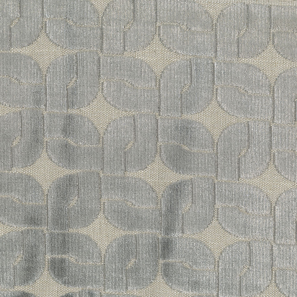 Oasis 9003 Alloy by ABBEYSHEA Designer Fabric 72% Rayon, 25% Polyester, 3% Linen China 130,000 Double Rubs (Wyzenbeek) </p><p>Repeat: Horizontal: 4.3" (10.9 cm) Up the Roll and Vertical: 4.7" (11.9 cm) Across the Roll 55" (140 cm) - Swanky Fabrics -