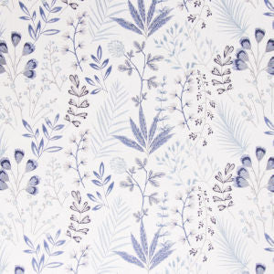 Hazard Blue Jay by Norbar Designer Fabric PANDORA 58% COTTON 42% POLYESTER INDIA 12 3/4"V 26"H 51 - Swanky Fabrics -