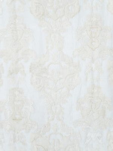 Palazzo Ricci Sheer Ivory HC77830008 by Old World Weavers Designer Fabric