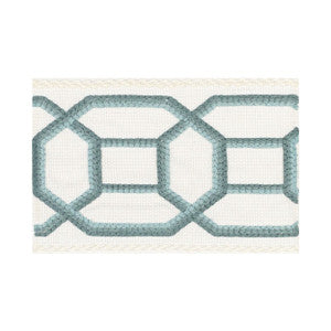 Helmsdale Tape 2 Turquoise by Stout Designer Trim