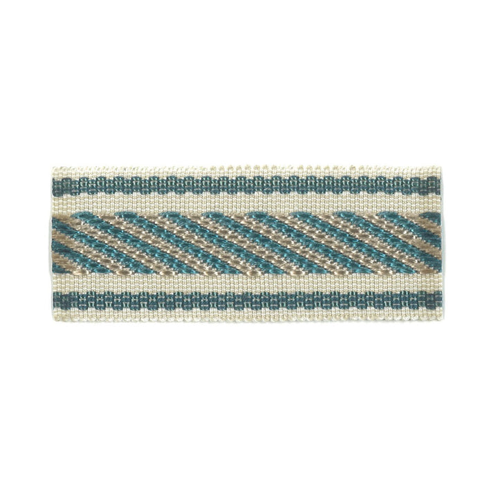 Helper 1 Teal by Stout Designer Trim NEW WORLD TRIM VOLUME II 100%SVI CHINA </p><p>Repeat: 0 1.5 in - Swanky Fabrics -