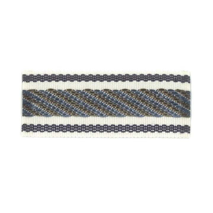 Helper 3 Ocean by Stout Designer Trim NEW WORLD TRIM VOLUME II 100%SVI CHINA Horizontal: 0.375 and Vertical: 0 1.5 in - Swanky Fabrics -