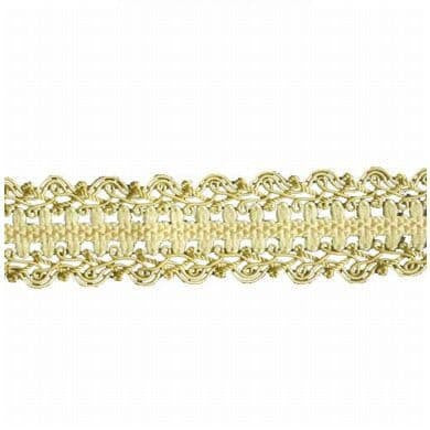 Hemingway 34 Alabaster by Stout Designer Trim ART OF DESIGN BRAIDS/GIMP/BORDER 70%SVI 17%COT 13%NYL CHINA </p><p>Repeat: 0 1.37 in - Swanky Fabrics -