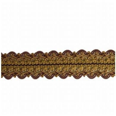 Hemingway 54 Grape by Stout Designer Trim ART OF DESIGN BRAIDS/GIMP/BORDER 70%SVI 17%COT 13%NYL CHINA Horizontal: 0 and Vertical: 0 1.37 in - Swanky Fabrics -