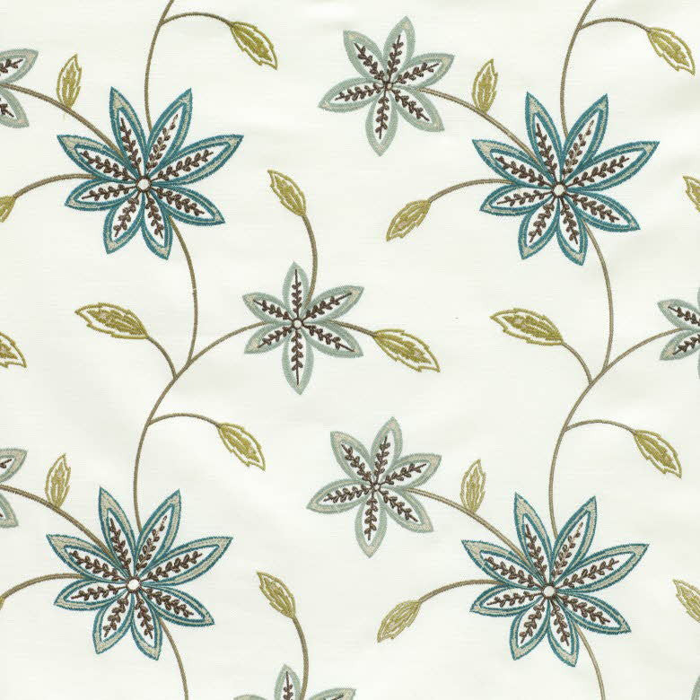 Hand Picked # 148 Pavone by Maxwell Designer Fabric COLOR WAVES-WILD OCEAN 57% POLYESTER/43% COTTON
None INDIA See sample </p><p>Repeat: Horizontal: 12.6" and Vertical: 12.25" 54.3"E-51" - Swanky Fabrics -