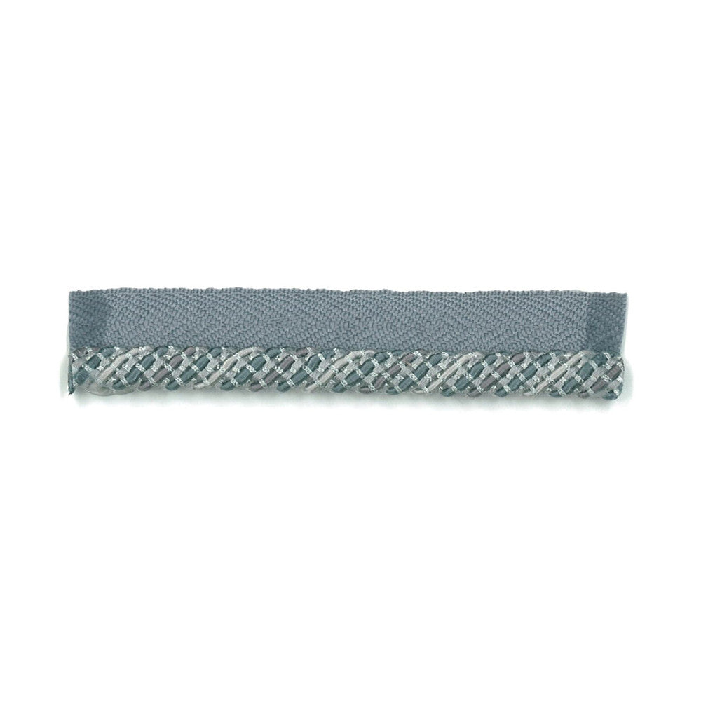 Hickory 7 Grey by Stout Designer Trim NEW WORLD TRIM VOLUME II 56%COT 22%SVI 15%POL 6%MTL 1%NYL CHINA CATB 117-2013 Horizontal: 0.750 and Vertical: 0.000 0.25 in - Swanky Fabrics -
