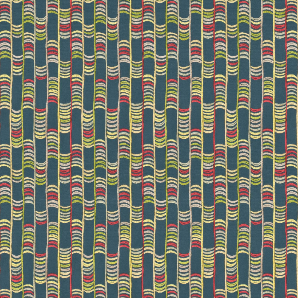 Hitherto 1 Festival by Stout Fabric Stout Fabric Hitherto 1 FestivalFabric RAINBOW LIBRARY LAKE/INDIGO INDIA </p><p>Repeat: H: 6.375, V: 12.875 51.87 in - Fabric Carolina -