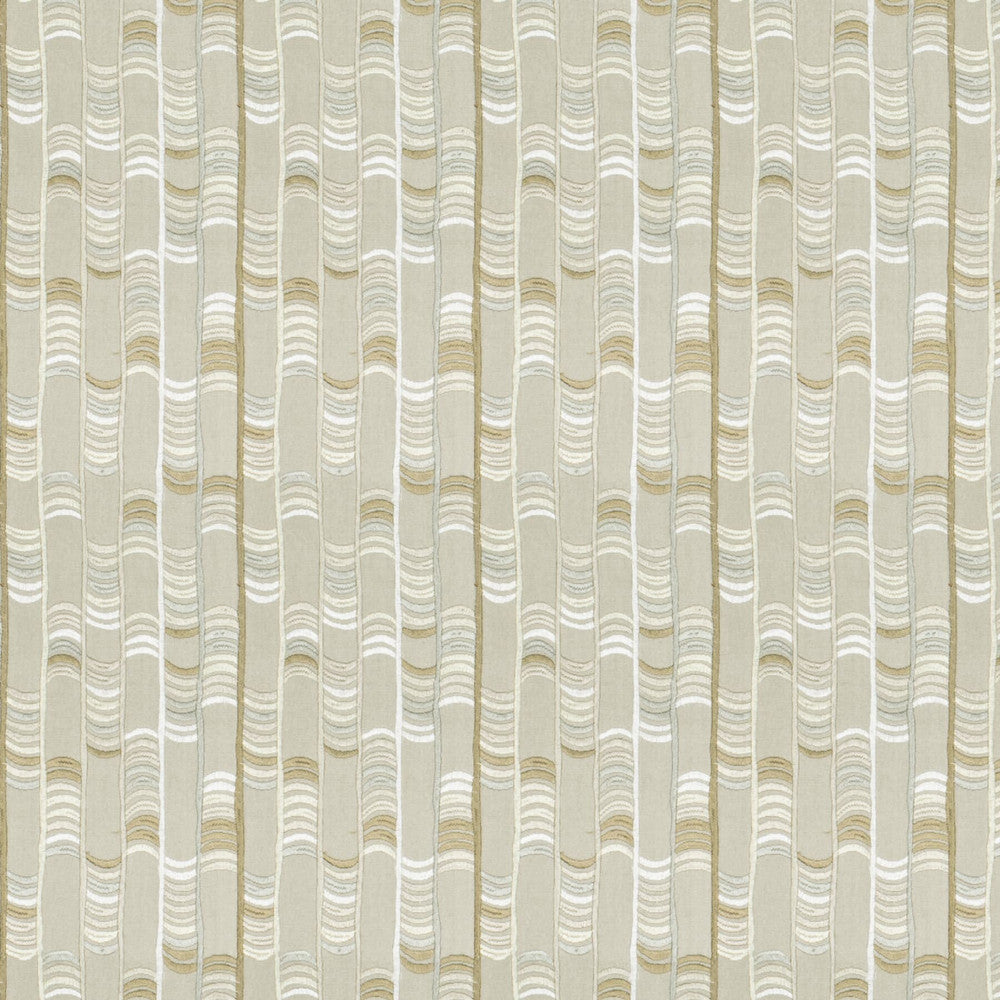 Hitherto 2 Natural by Stout Designer Fabric RAINBOW LIBRARY TOAST/DRIFTWOOD 100%COT %BEMB INDIA </p><p>Repeat: 6.375 51.87 in - Swanky Fabrics -