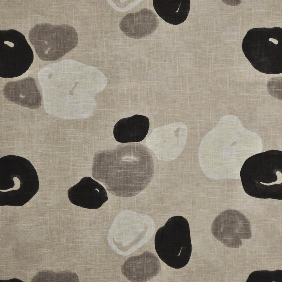 Helen # 102 Cafe by Maxwell Designer Fabric Define 50% COTTON/50% LINEN TURKEY V-26.9"H-25.2" 54" - Swanky Fabrics -