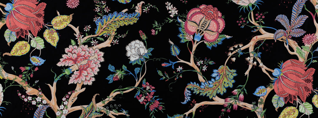 Hl-Ceylan Wide Width 34 Black by Covington Designer Fabric