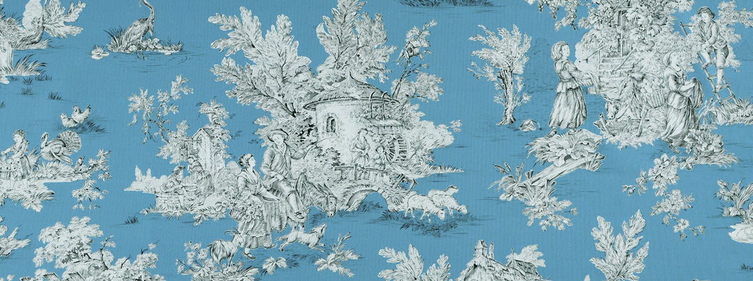Hl-Pastorale 86 Blue by Covington Designer Fabric