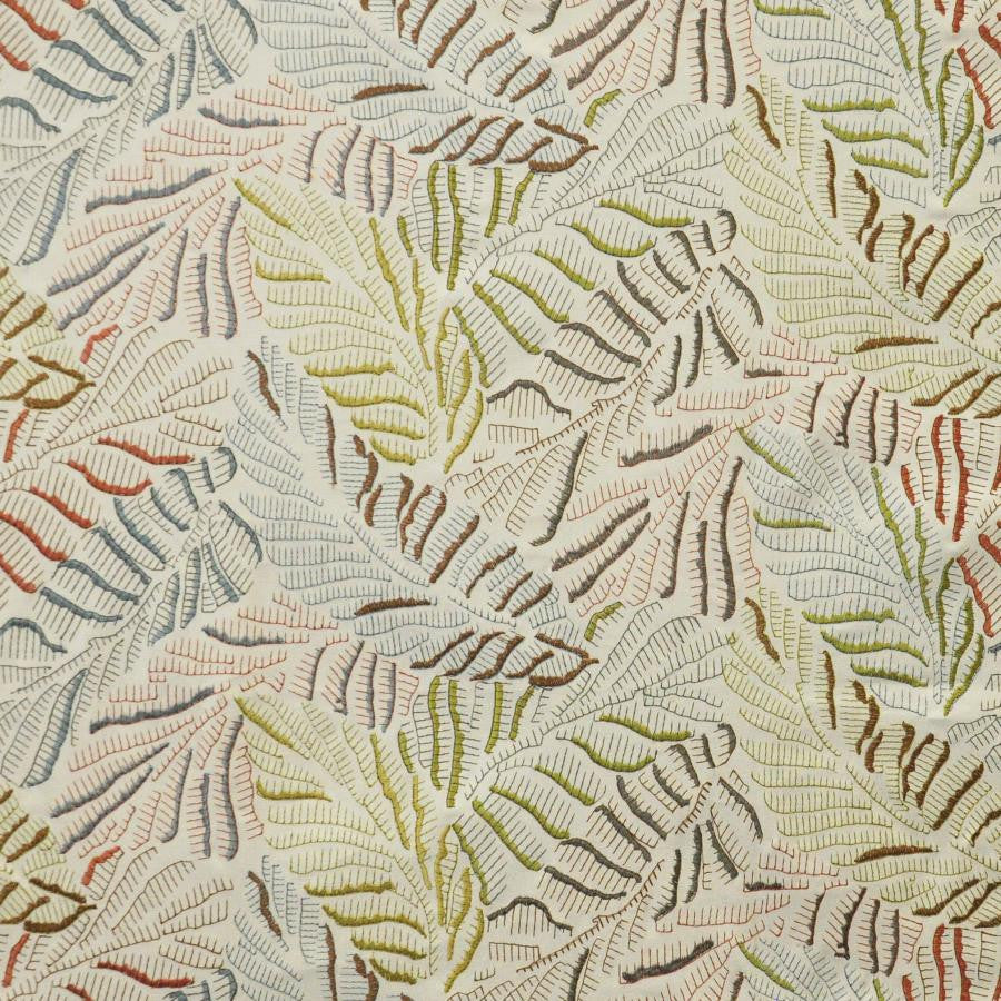 Hazelden # 701 Coral Reef by Maxwell Designer Fabric Color Theory-Vol.Vii Lychee BASE: 100% COTTON
EMB: 80% VISCOSE
20% SPUN POLYESTER INDIA V-12.4" H-25" 54" - Swanky Fabrics -