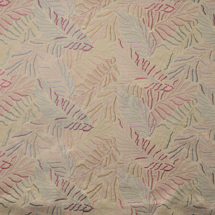Hazelden # 717 Hibiscus by Maxwell Designer Fabric Color Theory-Vol.Vii Lychee BASE: 100% COTTON
EMB: 80% VISCOSE
20% SPUN POLYESTER INDIA V-12.4" H-25" 54" - Swanky Fabrics -