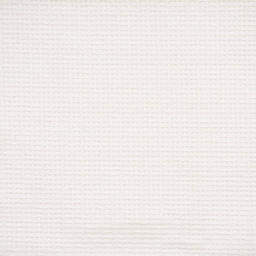 Huron # 935 White by Maxwell Designer Fabric Performance Wovens-Vol. Viii Lakeside 100% UV POLYESTER USA V-0.3" H-0.3" 56" - Swanky Fabrics -