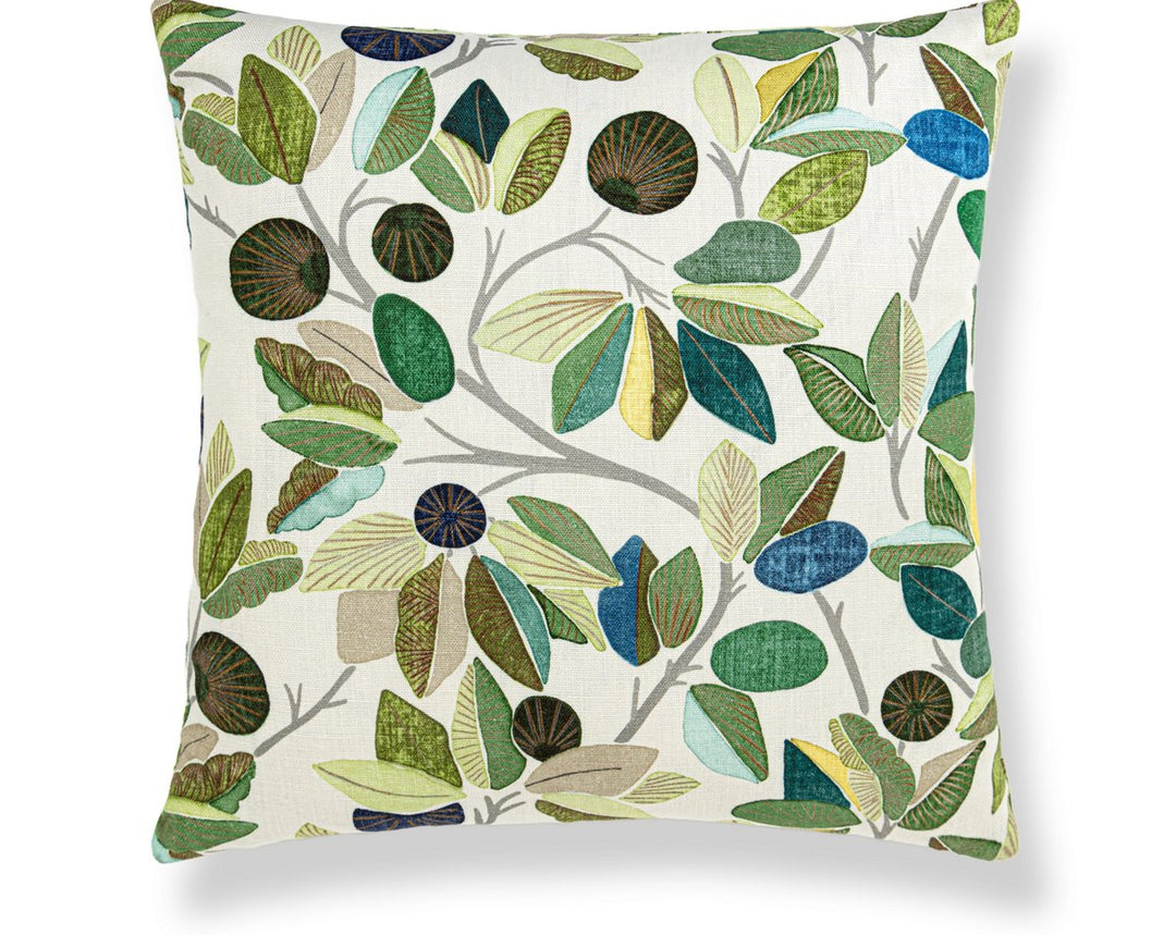 Linden Pillow 22 X 22 - Foliage HNSDDK166570001 by Scalamandre Designer Pillow