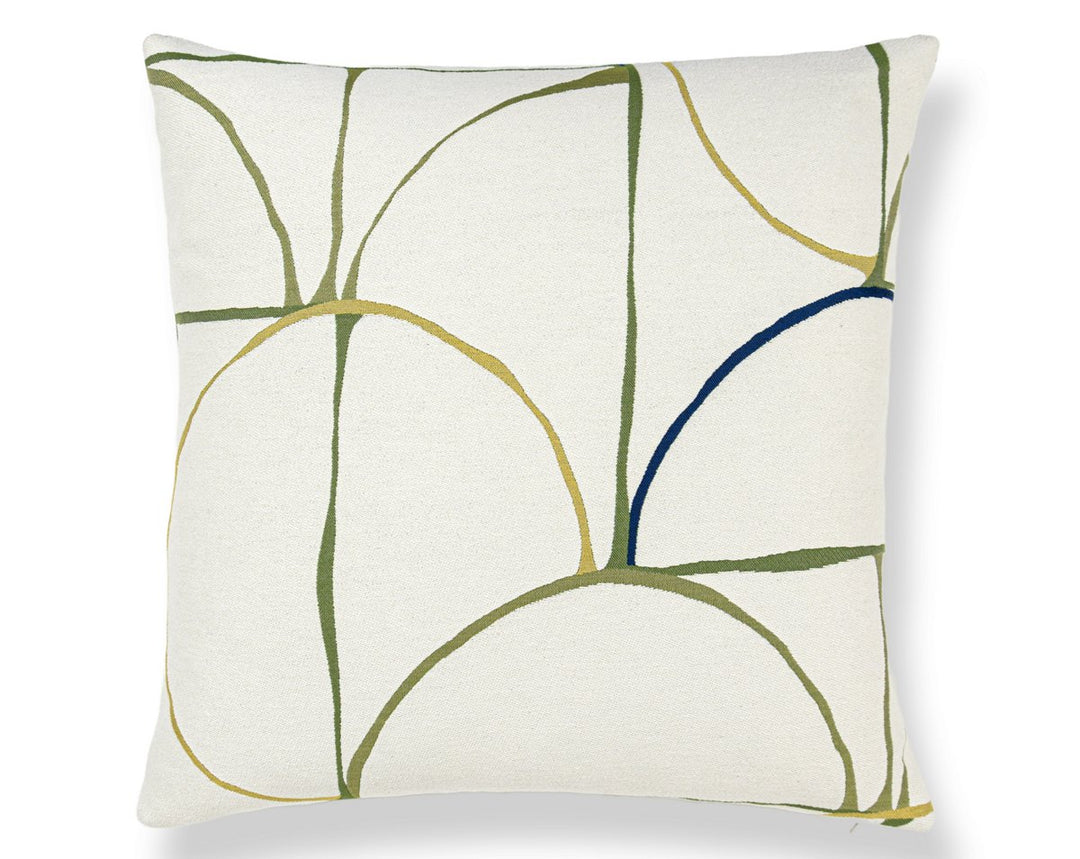 Aerial Pillow 22 X 22 - Meadow HNSDDK273340001 by Scalamandre Designer Pillow