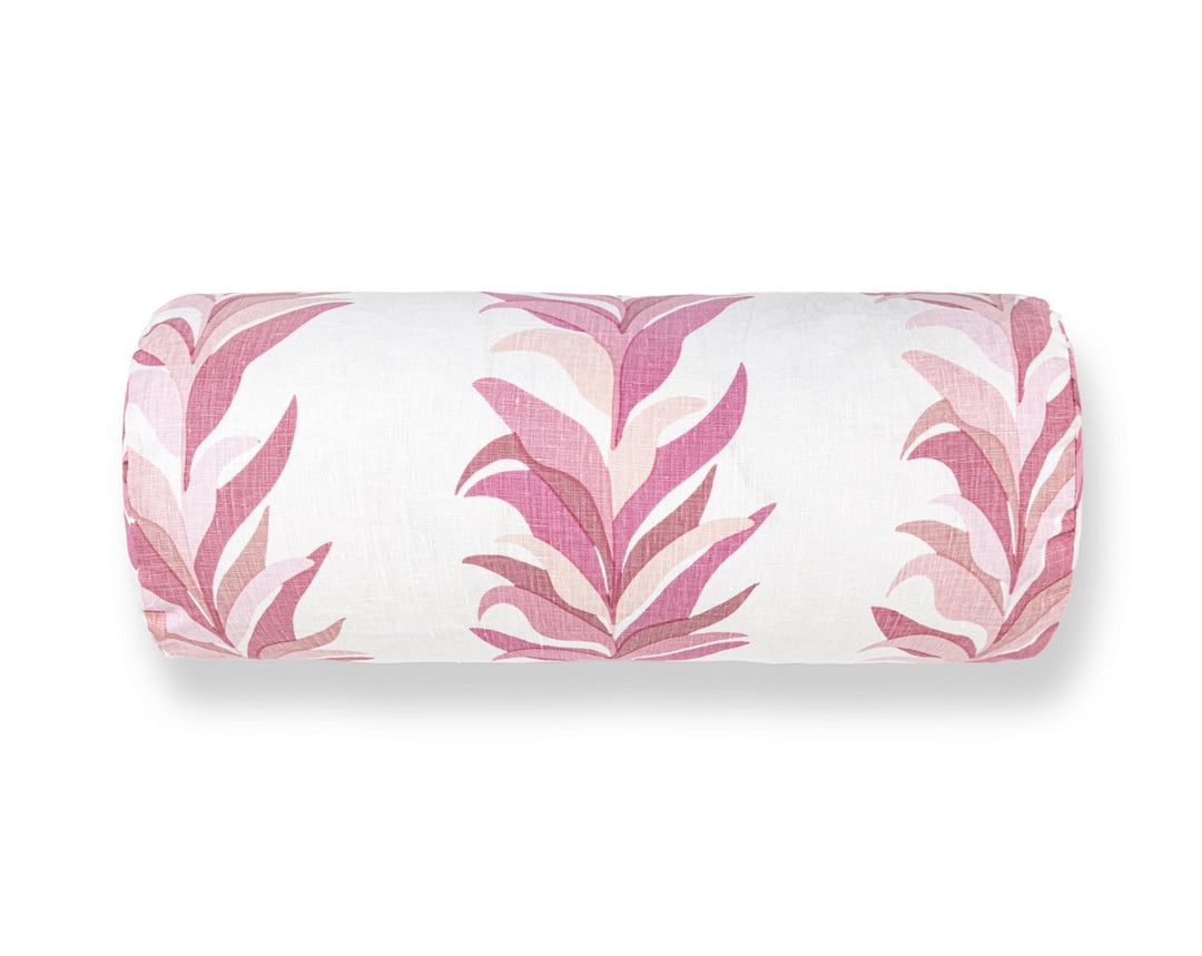 Chira Island Pillow 21 X 7 - Azalea HNBADK166520002 by Scalamandre Designer Pillow