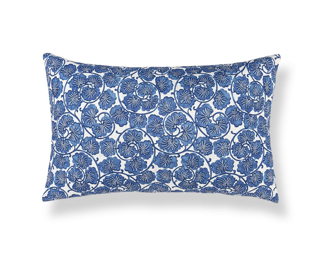 May Pillow 14 X 22 - Cobalt HNLBDK166560002 by Scalamandre Designer Pillow